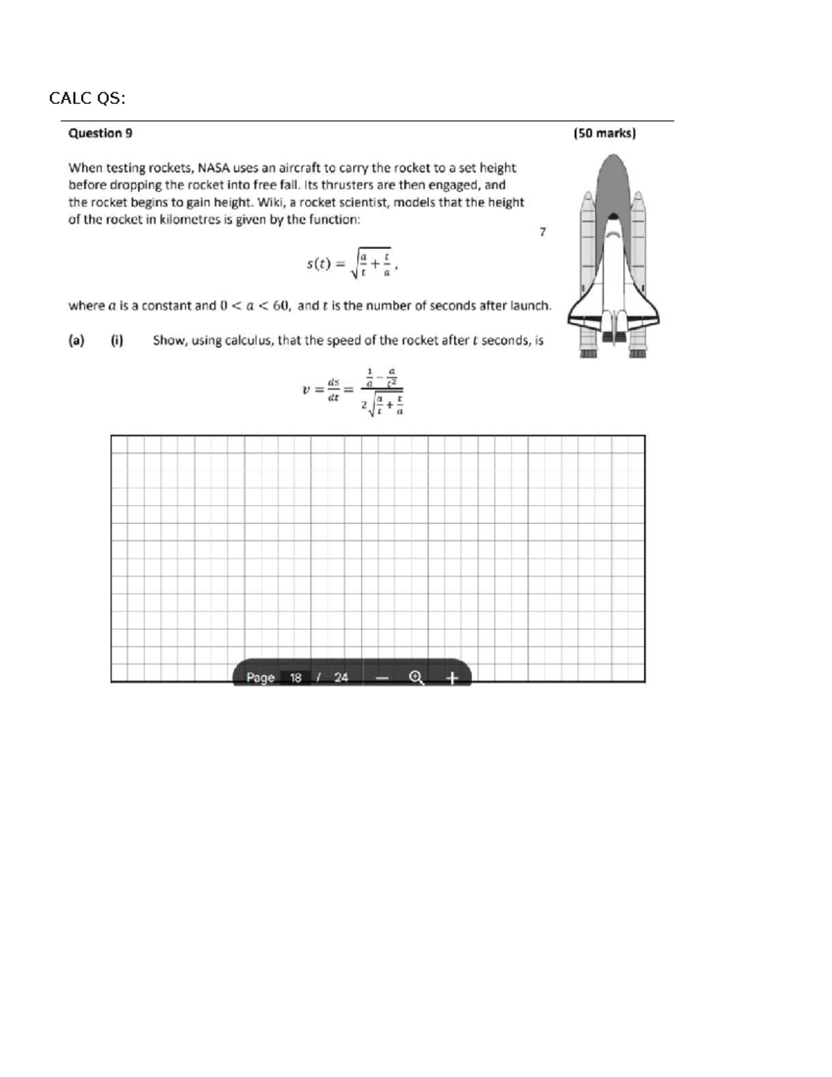 Best Paper 1 questions - lc notes? - Mathematics for Scientists - CALC ...