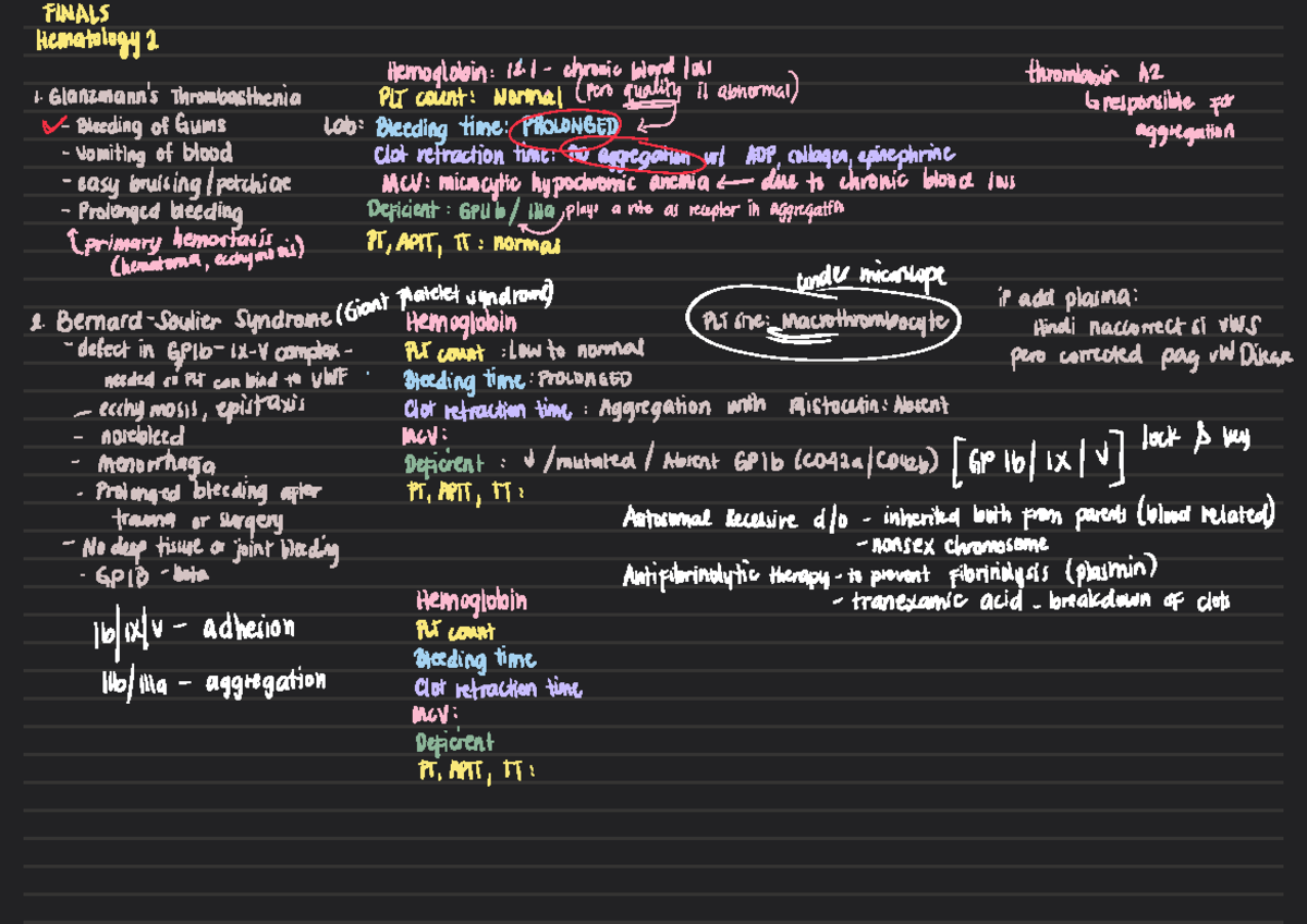 Hema 2 Lecture Notes: Thrombocytopenia and Bleeding Disorders - Studocu