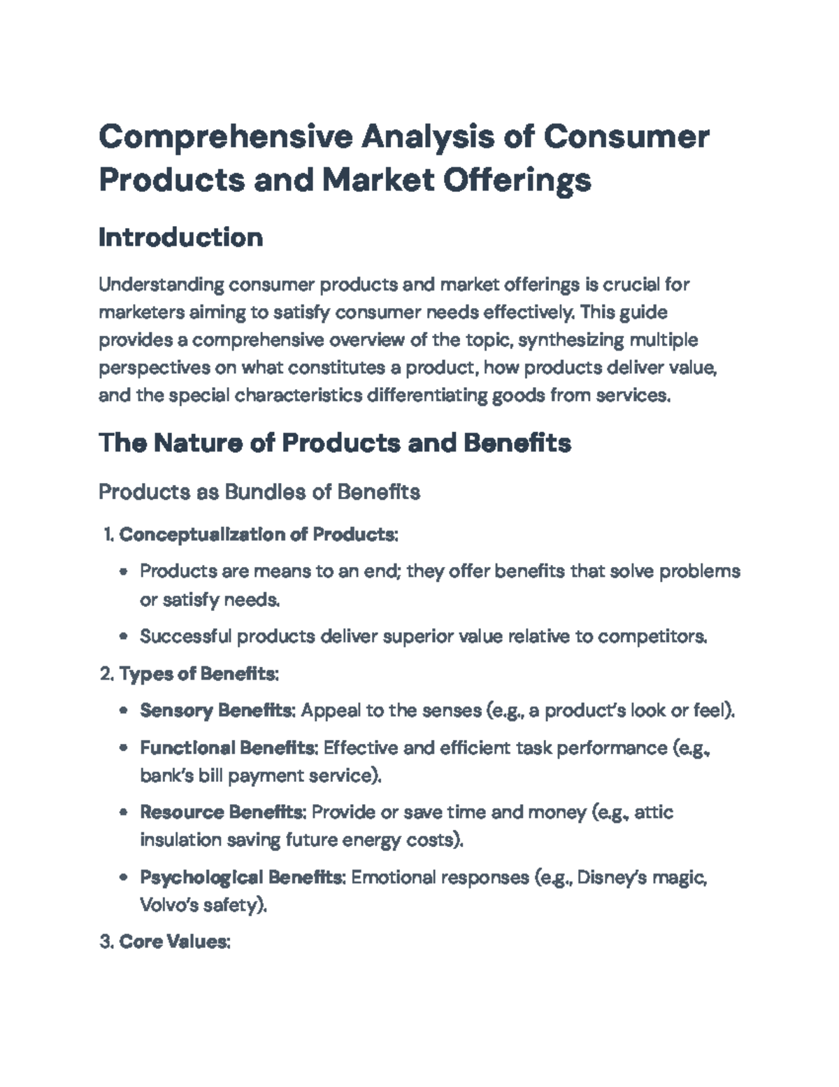 Comprehensive Consumer Products Analysis and Market Implications ...