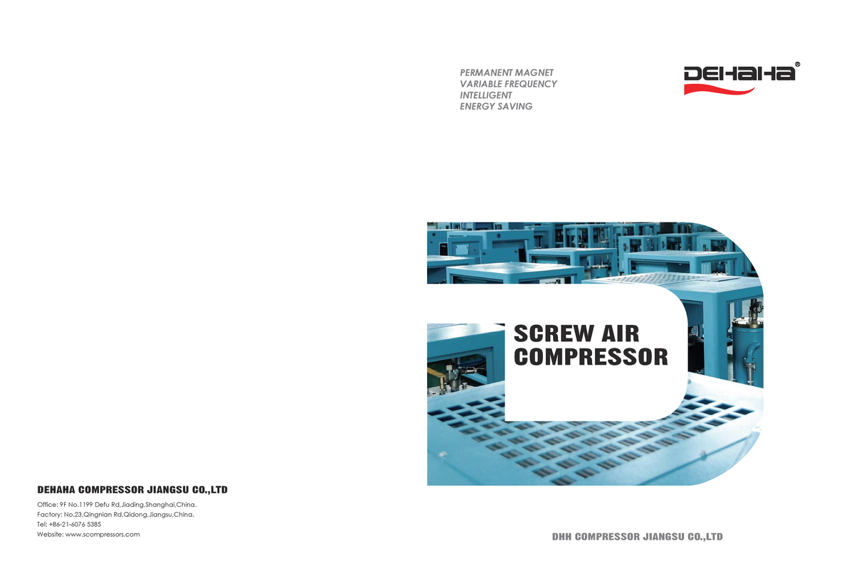 DHH Compressor Catalog: Intelligent PM VSD Air Compressors & More - Studocu