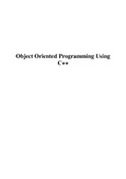 285 OOPS lecture notes Complete - Object Oriented Programming Using C++ ...