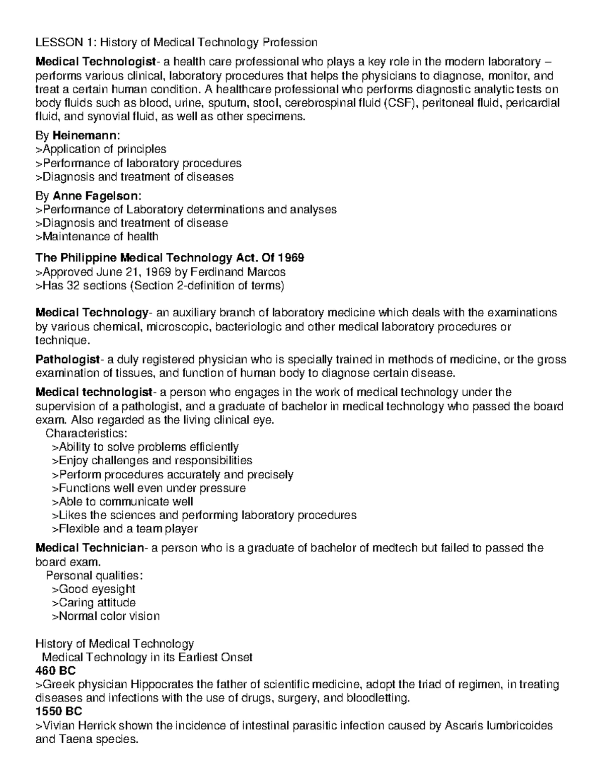 Lesson 7: Summary of Capillary Puncture Procedure & Equipment - Studocu
