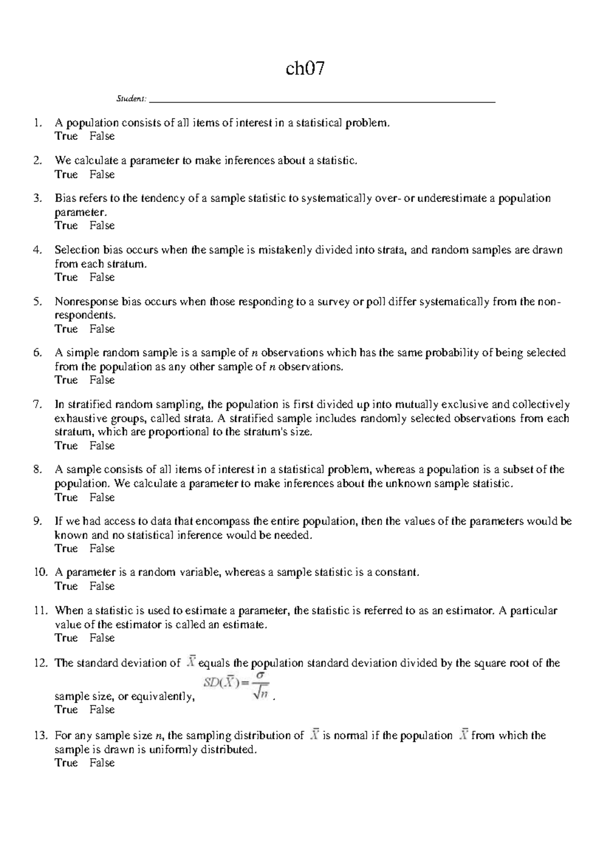 Ch07 - Chapter 7 Preparation Questions and Answers - Studocu