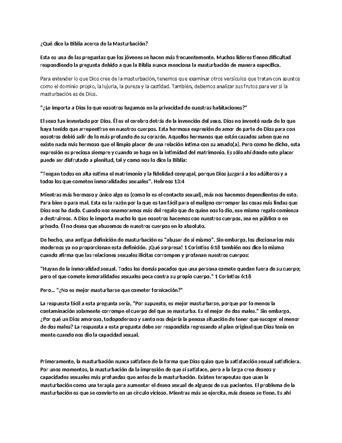 mujer se masturba mucho es malo La masturbación a través de la historia