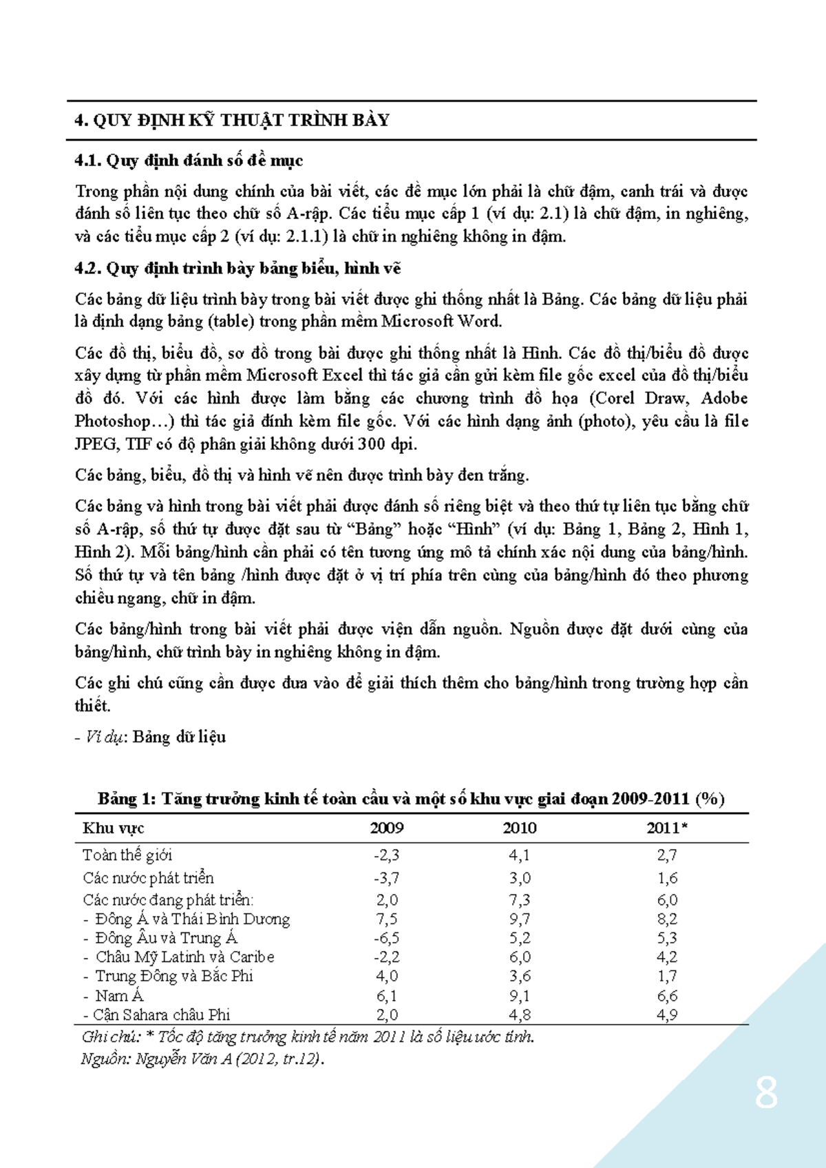 Quy dinh ky thuat trinh bay bai viet - 4. QUY ĐỊNH KỸ THUẬT TRÌNH BÀY 4 ...