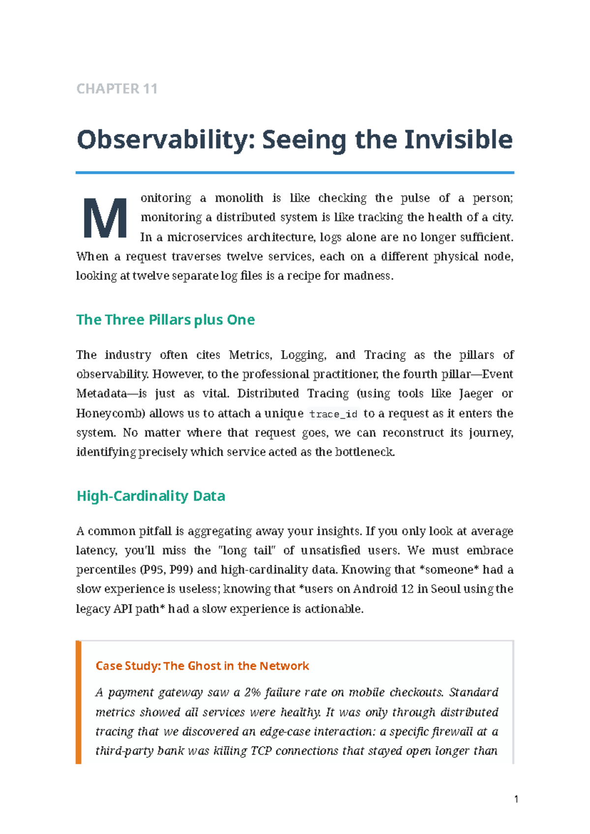 CHAPTER 11 Observability and Tracing: Insights into Microservices - Studocu
