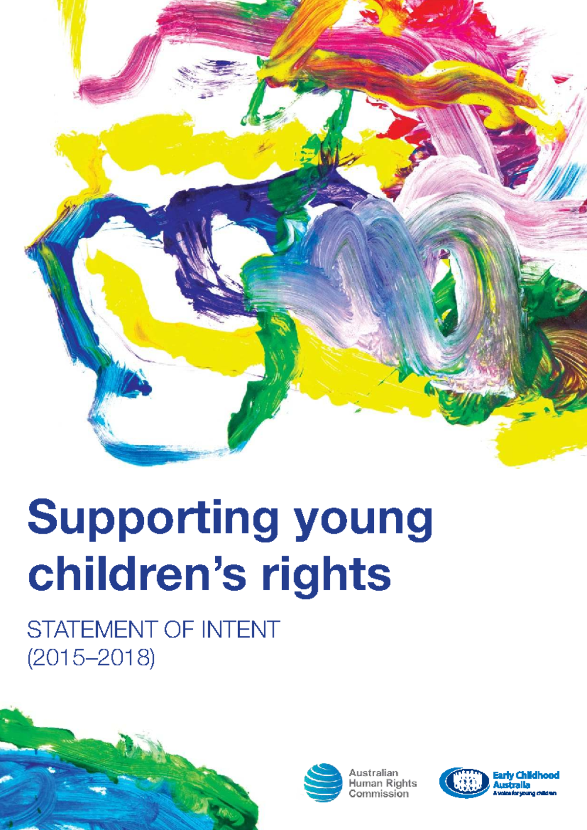 Supporting Young Children's Rights: Statement of Intent (ECA 2023 ...