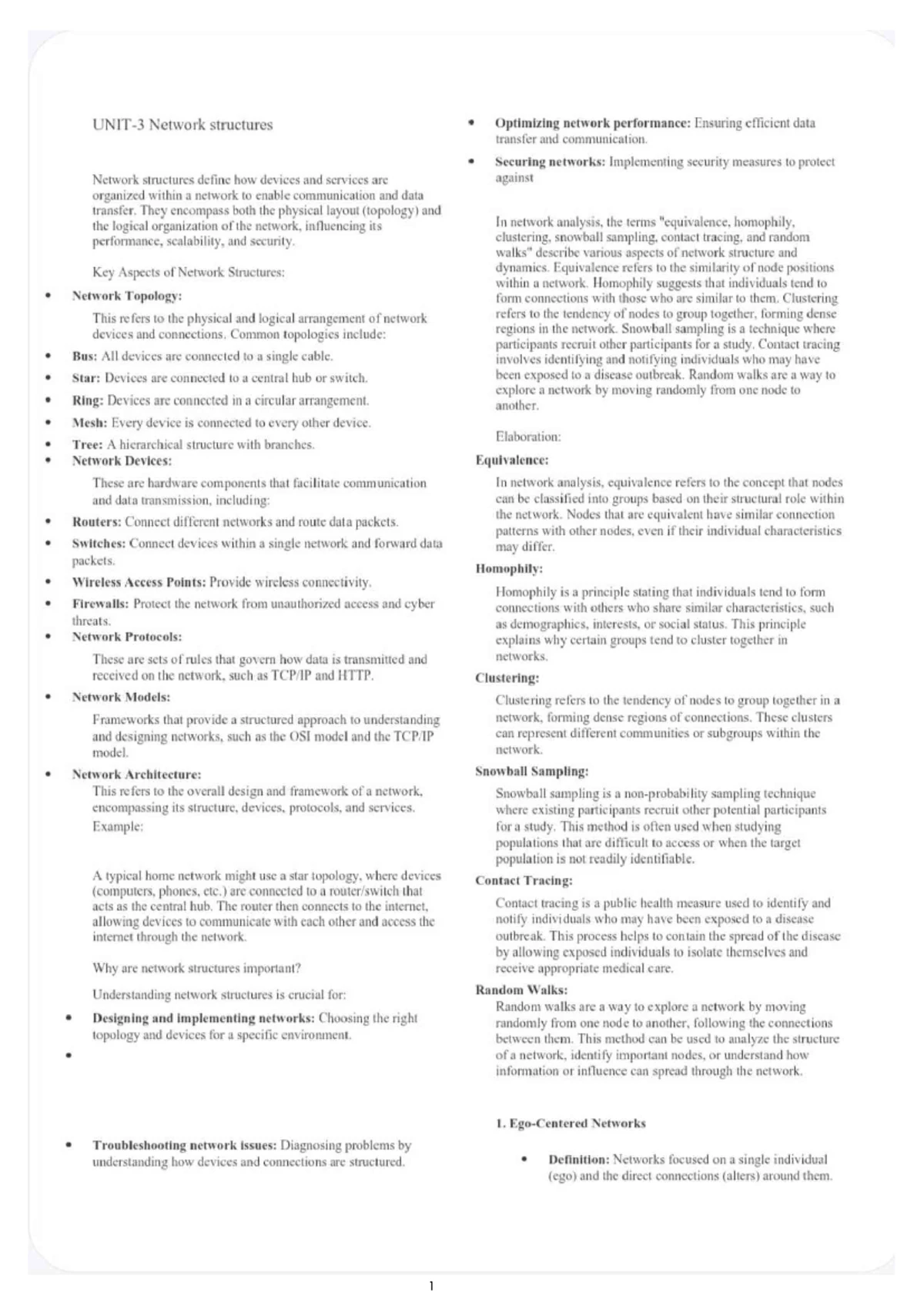 SMDA Notes Summary: Units 1-5 on Social Media & Network Fundamentals ...