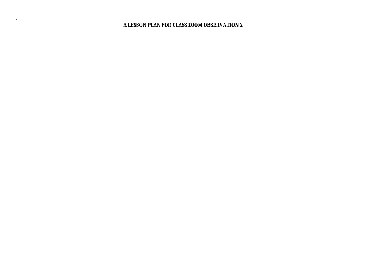 2. LP CO2 Finalhealth 4 - Lesson Plan - A LESSON PLAN FOR CLASSROOM ...