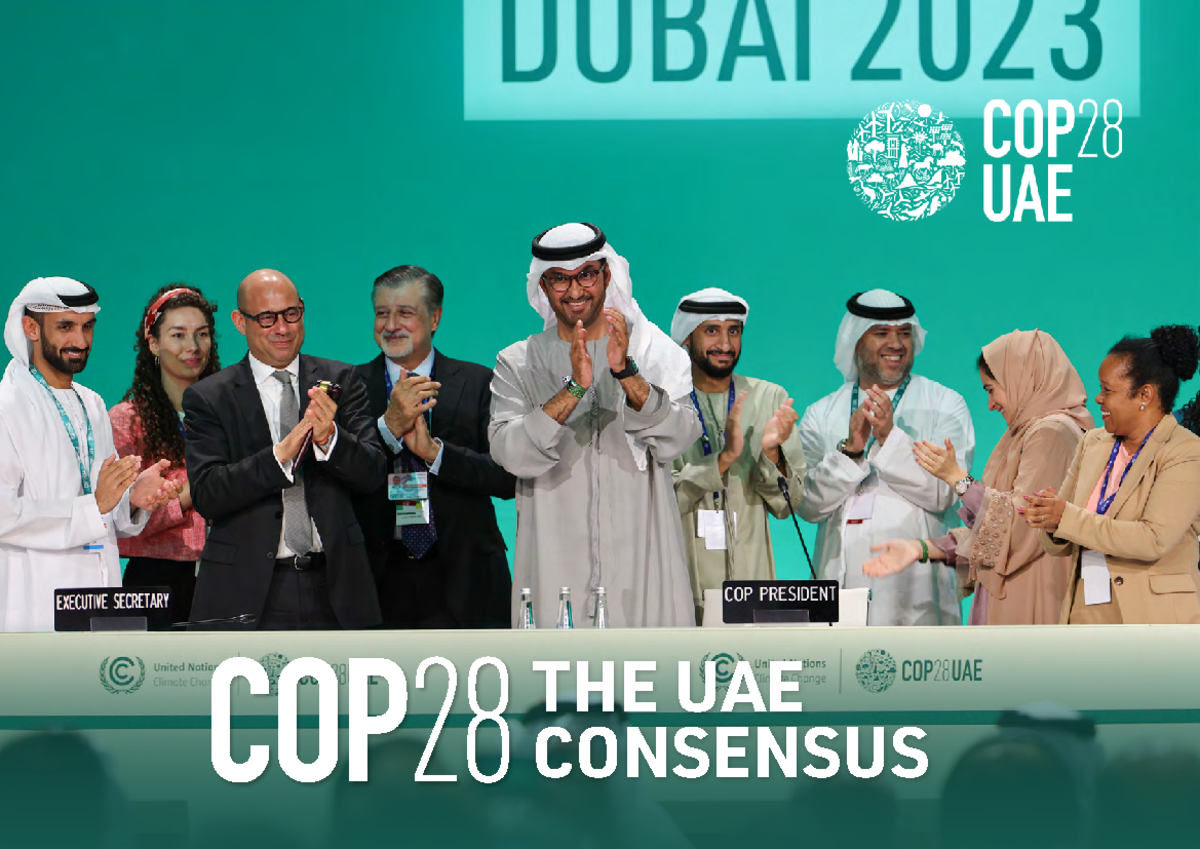 COP28 - The UAE Consensus on Climate Action and Global Cooperation ...