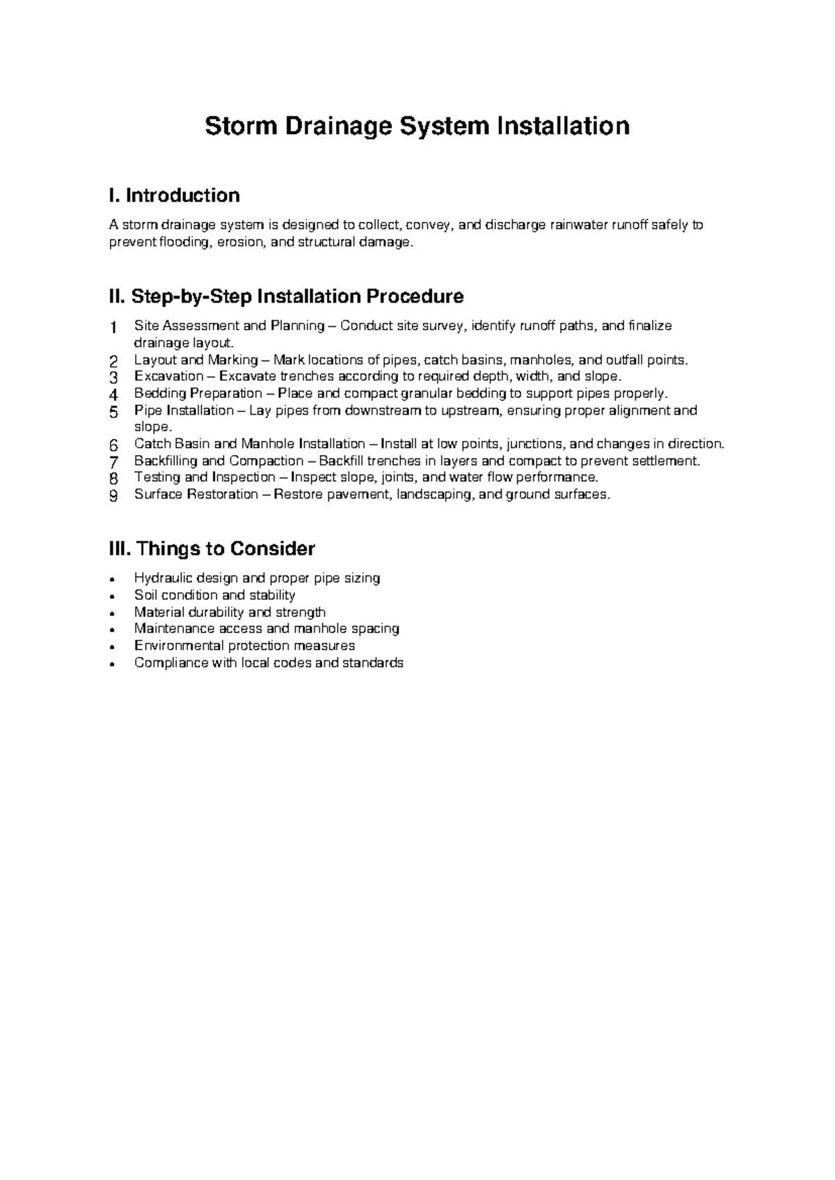 Storm Drainage System Installation Guide: Key Procedures and ...