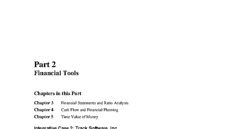 M03 GITM4380 13E Financial Statements & Ratio Analysis Notes - Studocu