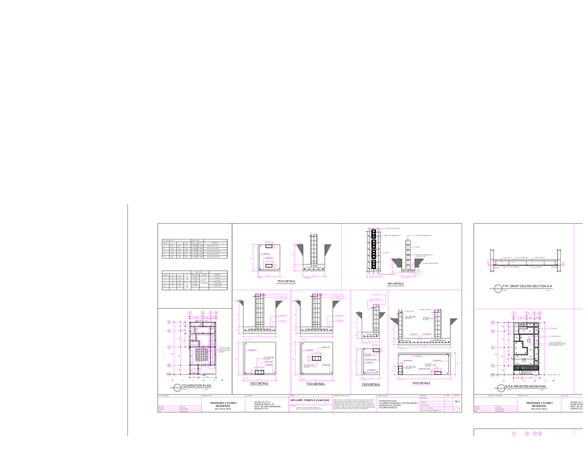 EDAP-S1 - Proposed 2 Storey Residence with Roof Deck Plans - Studocu