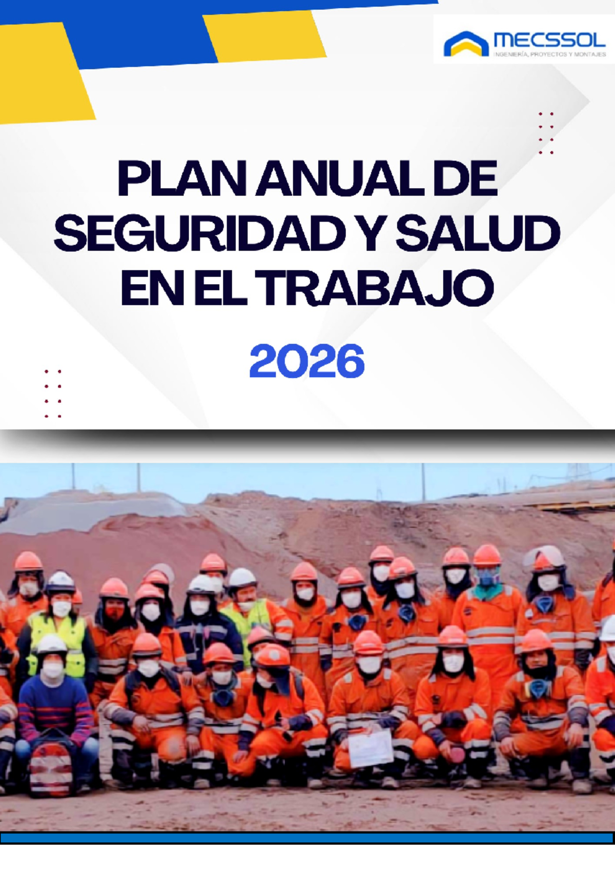 2026 Plan Anual de Seguridad y Salud en el Trabajo - SST - Studocu