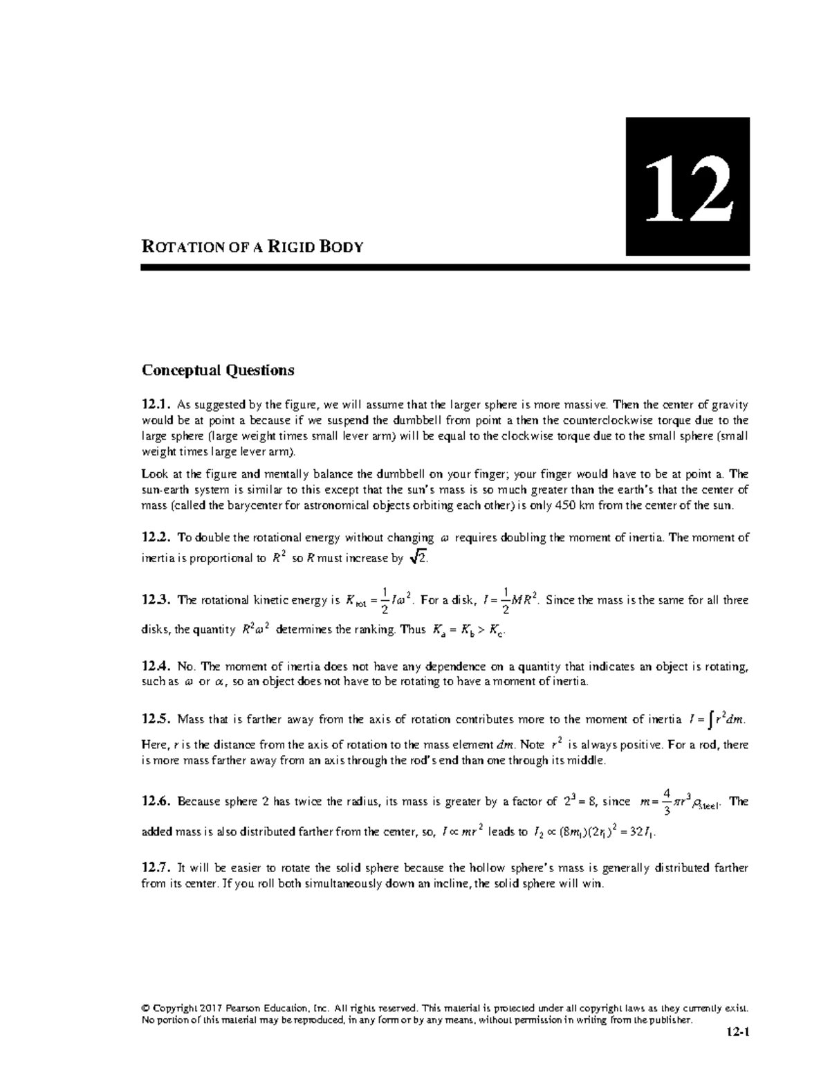 M25 KNIG2461 04 ISM C25 - Electric Potential Conceptual Questions - Studocu