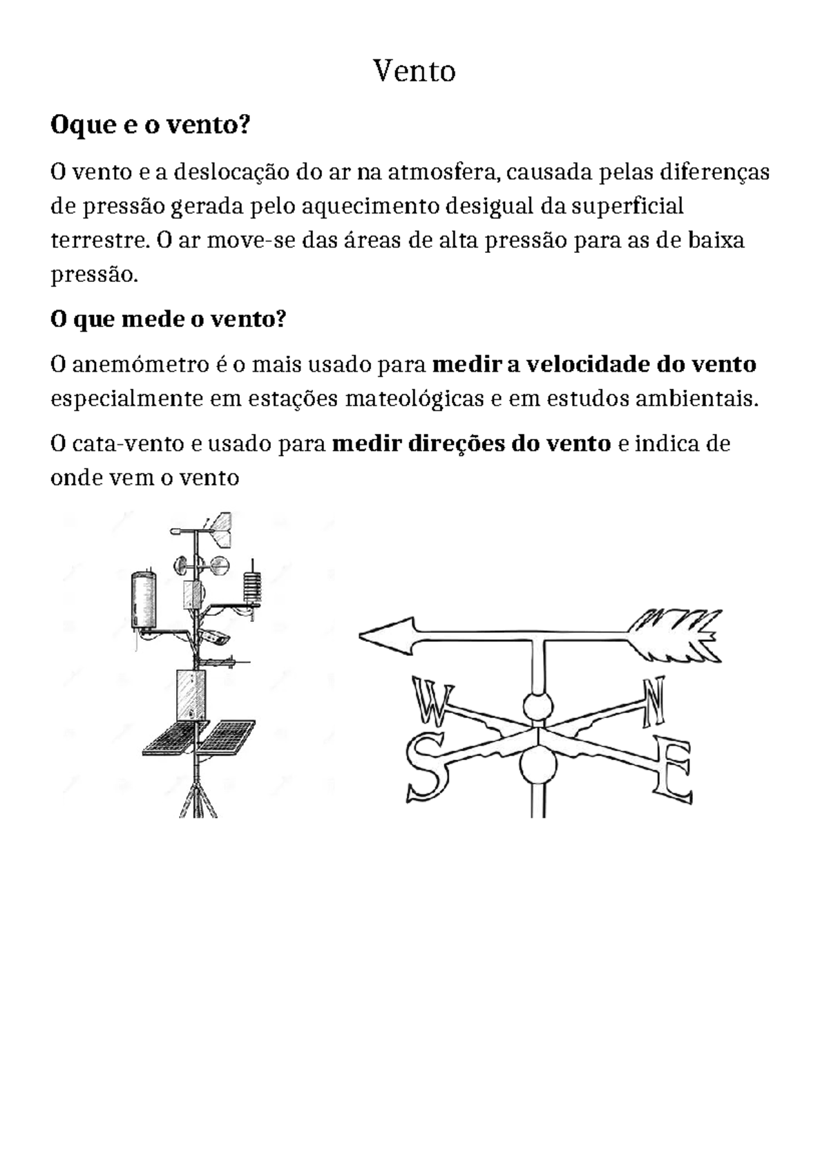 O clima e o tempo - Vento Oque e o vento? O vento e a deslocação do ar ...