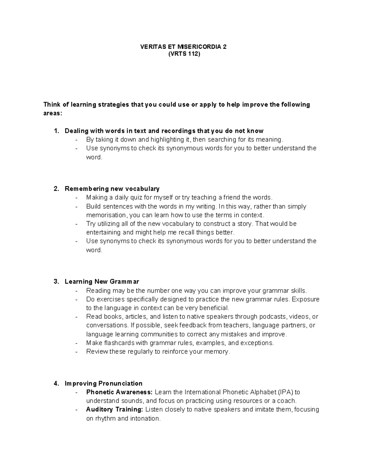 Veritas - Grouping - VERITAS ET MISERICORDIA 2 (VRTS 112) Think of ...