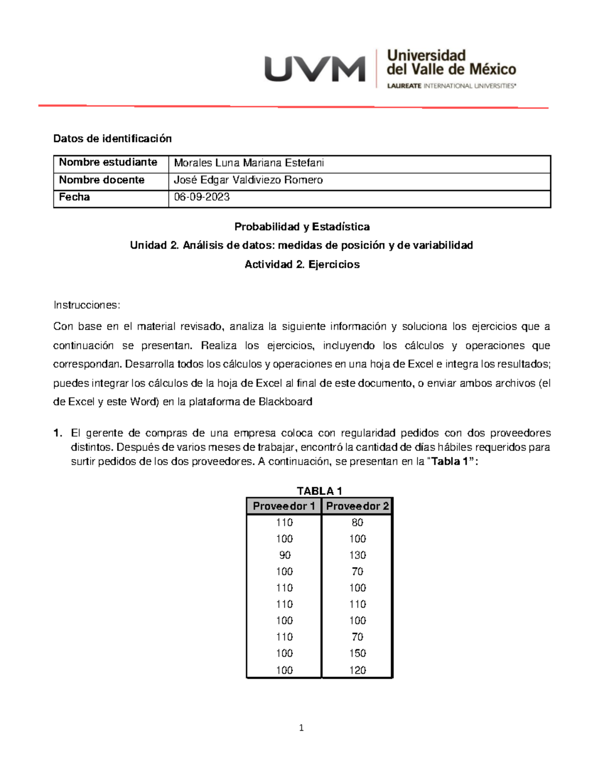 Act2 MEML PYE - Análisis de Datos: Medidas de Posición y Variabilidad ...