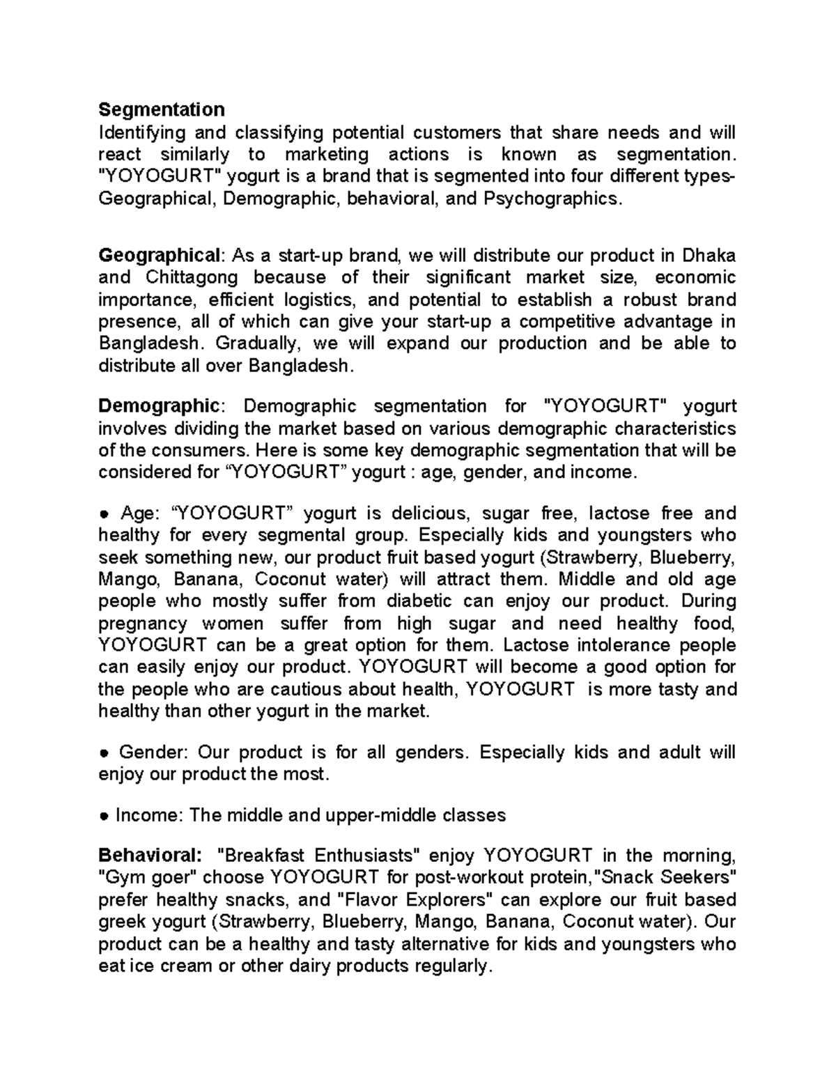 Segmentation - mkt202 - Segmentation Identifying and classifying ...