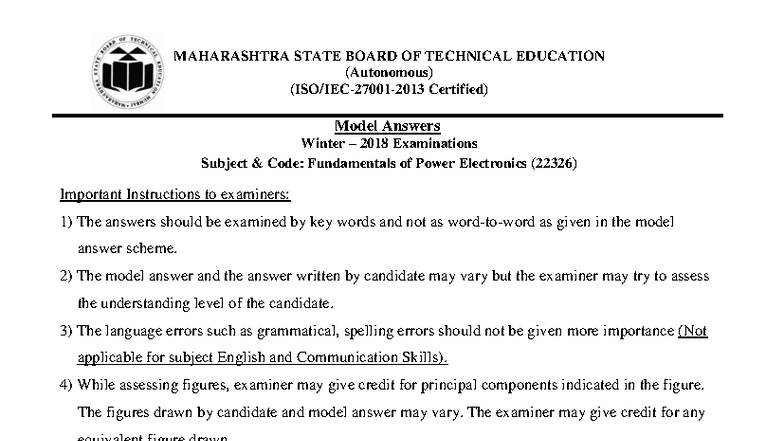 22326 Model Answers Winter 2018 - (Autonomous) (ISO/IEC-27001-2013 ...