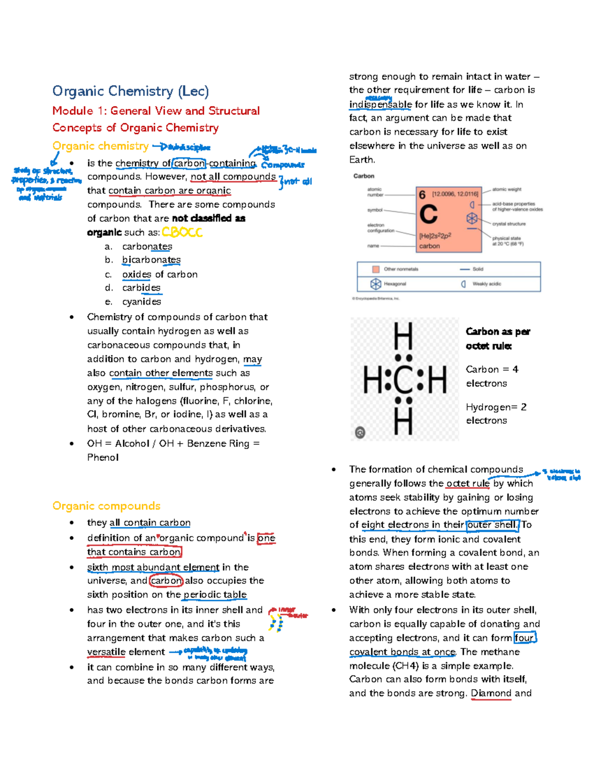[TAN] - ORG CHEM M1 Midterms ( Annotated) - Organic Chemistry (Lec ...