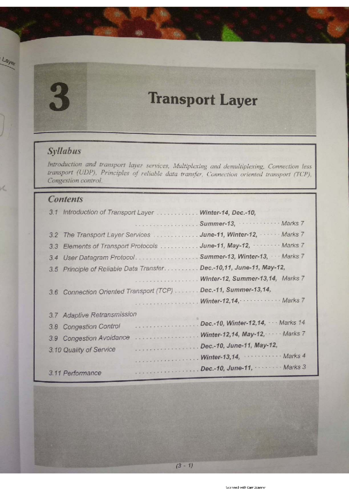 **CN 3 Transport Layer Syllabus: Services, Protocols, and Functions ...