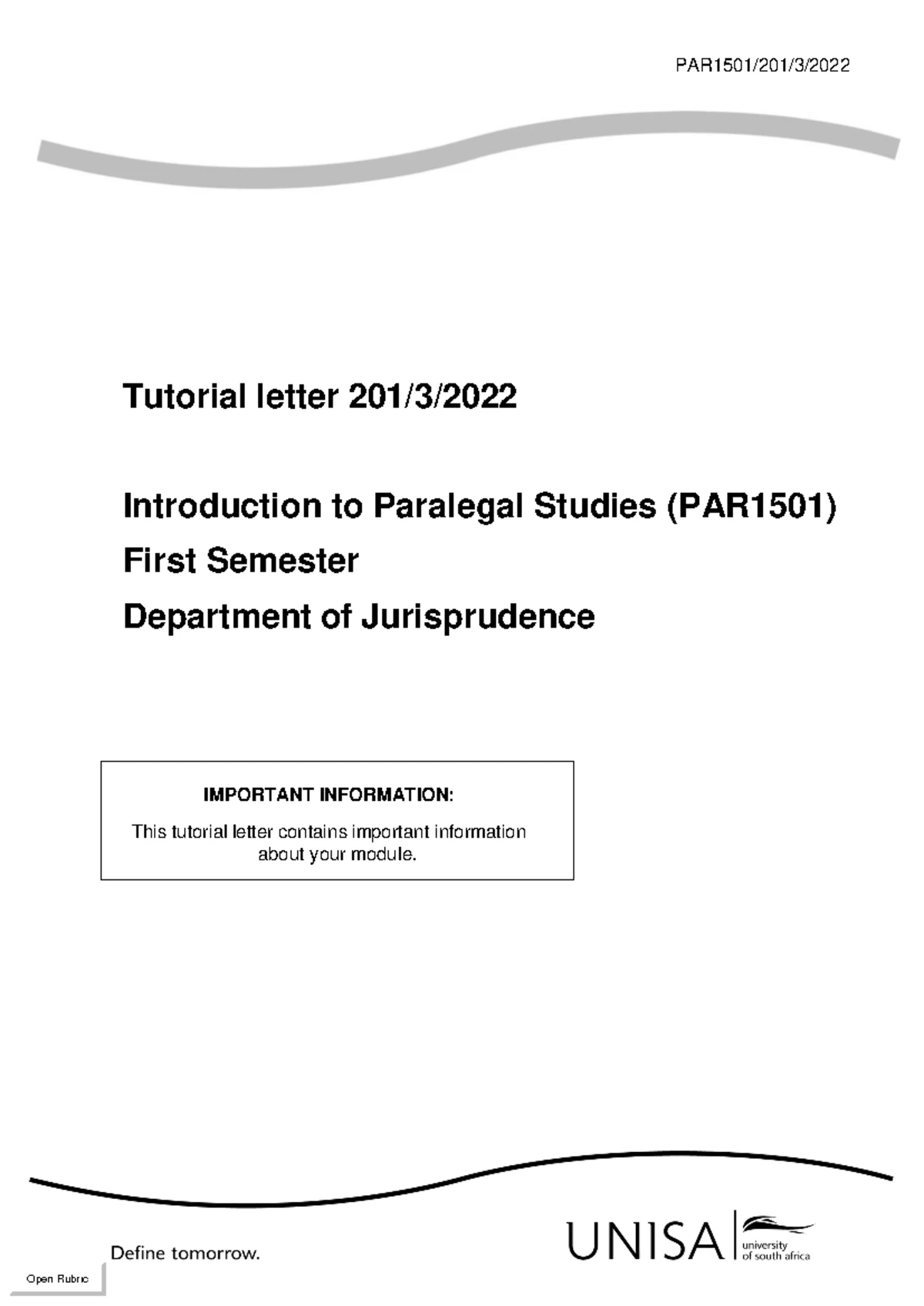 PAR1501 Final Exam Multiple Choice Prep Answers - Studocu