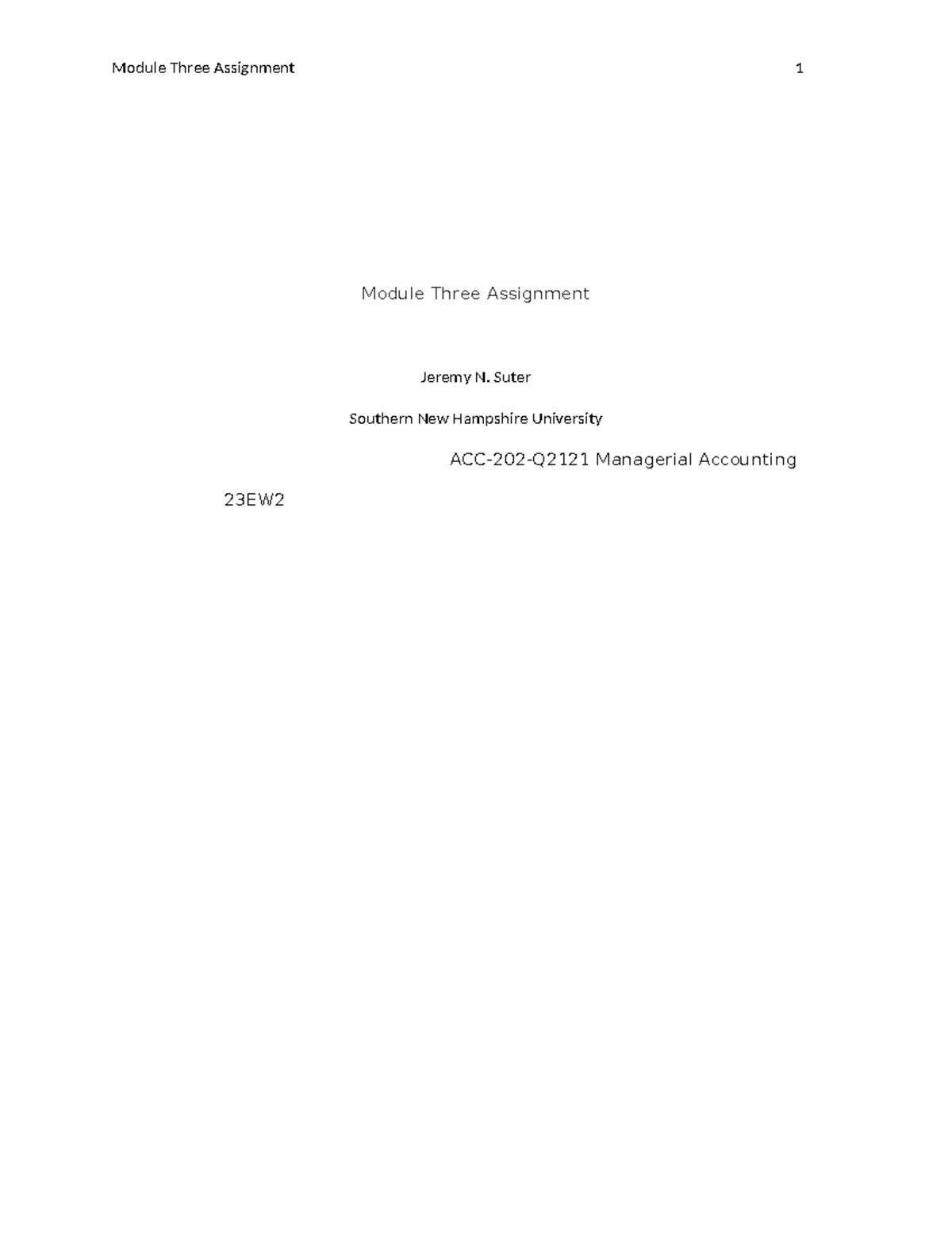 ACC 2002 Module 3 Assignment: Analyzing RadioShack's Costing Methods ...