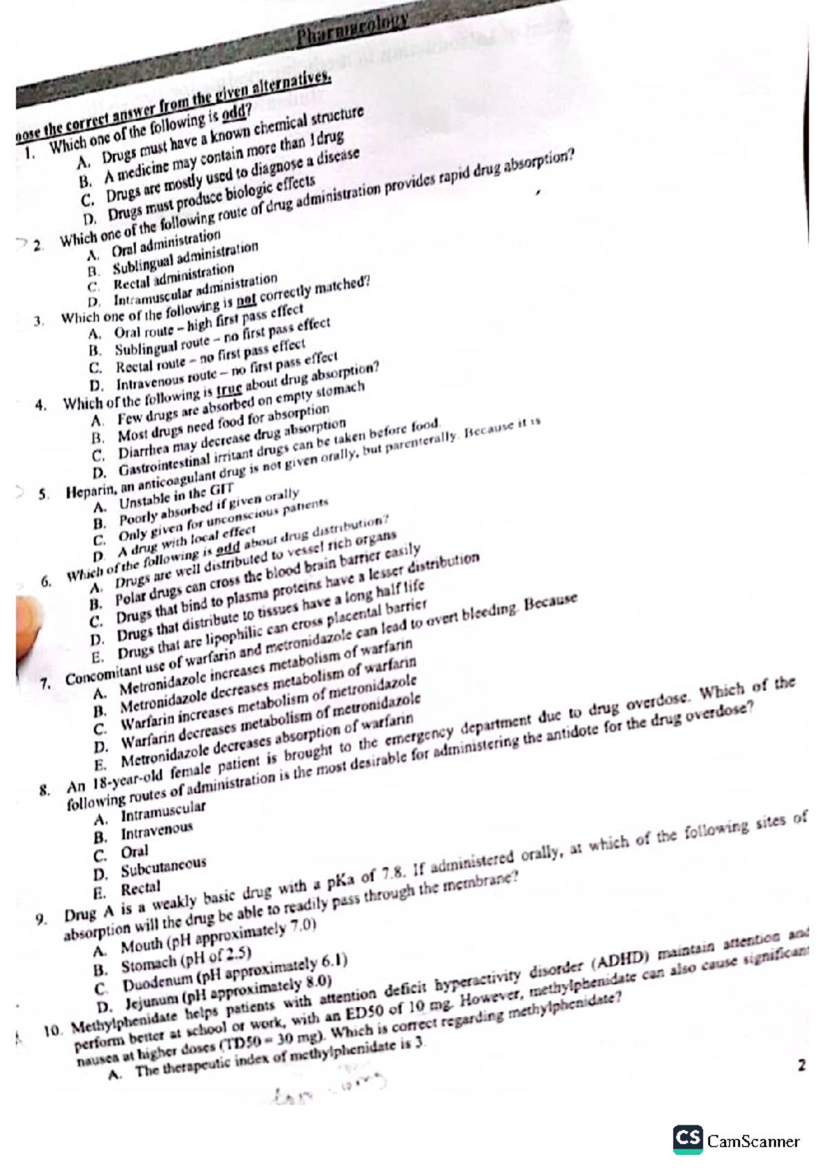 Pharma 1: Comprehensive Study Notes and Key Concepts - Studocu