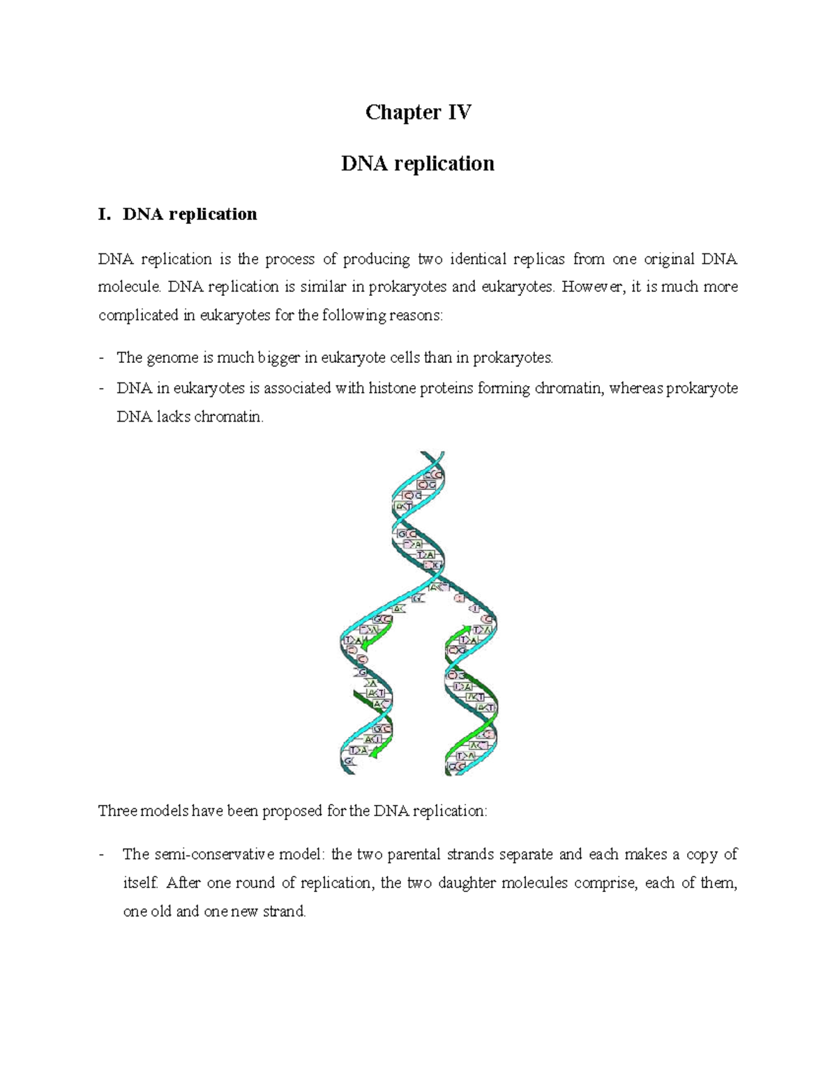 Chapter 6: DNA Replication Mechanisms and Processes - Studocu