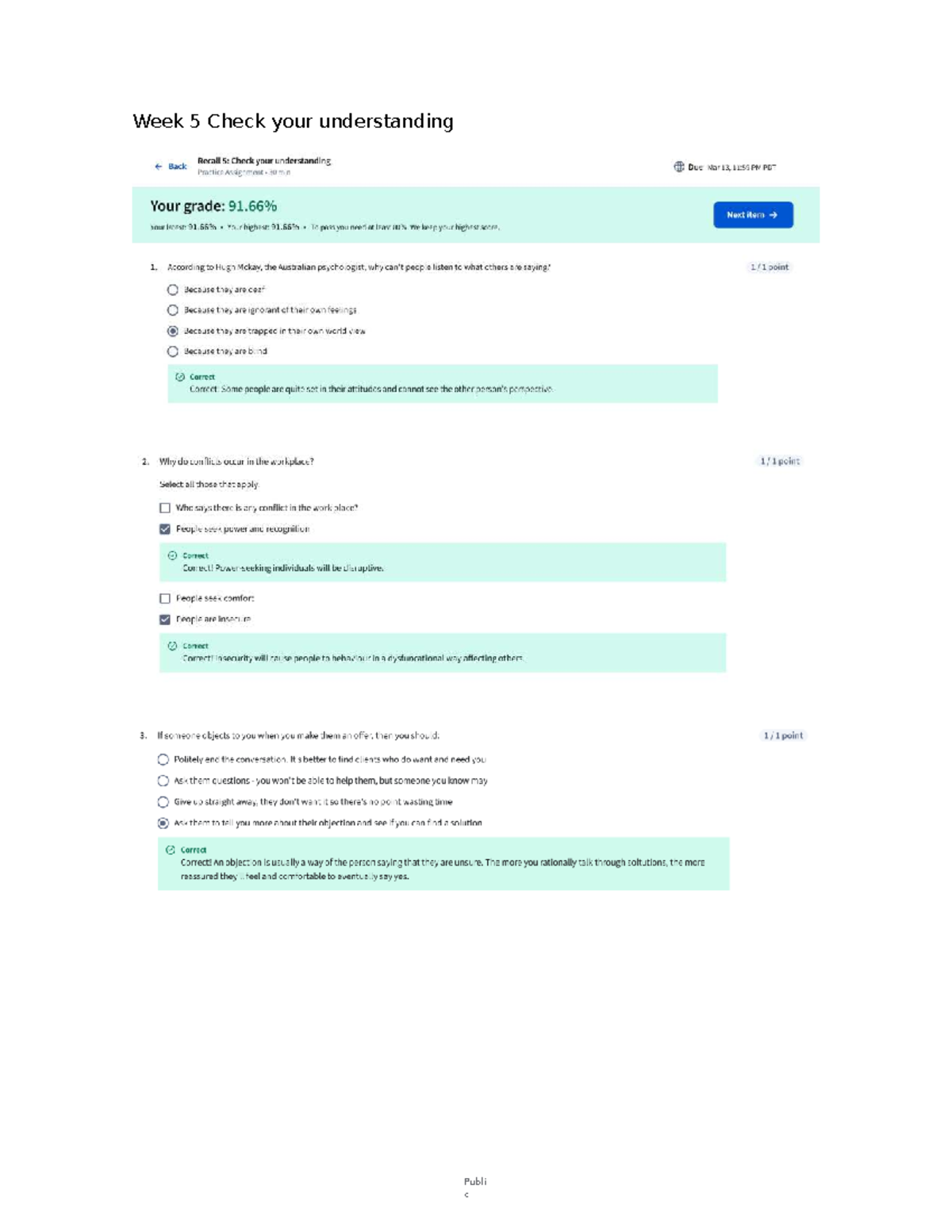 Week 5 Check Your Understanding: Practice Assignment Insights - Studocu