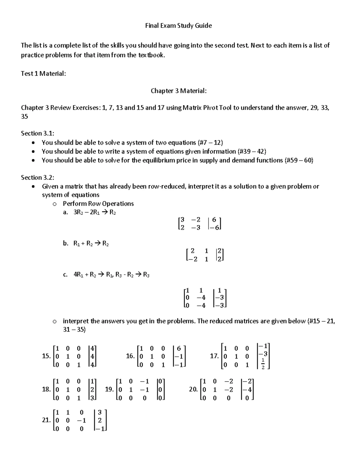 Simplex Method Notes (Section 5.3) for Linear Programming Challenges ...