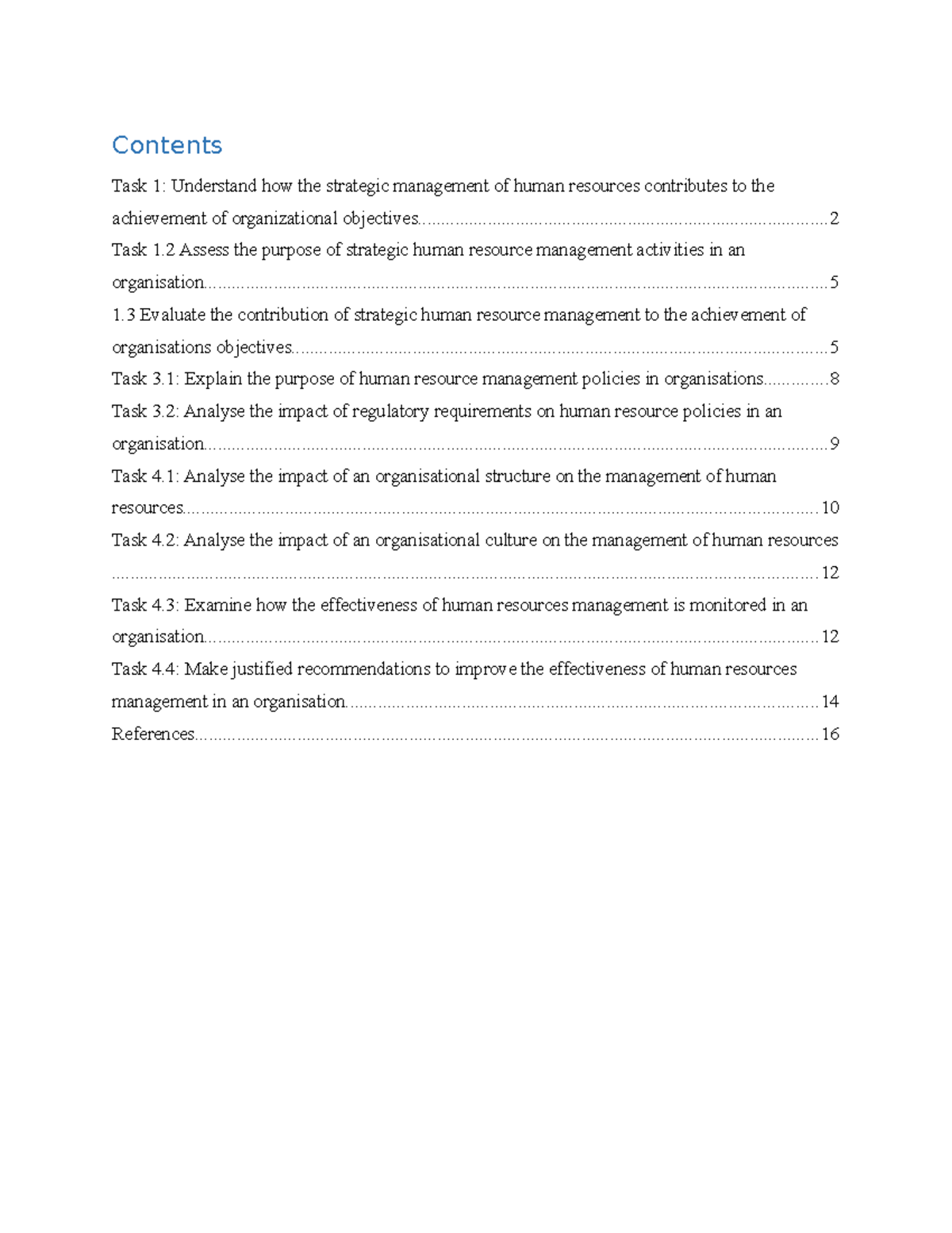SHRM - Strategic Human Resource Management Assignment Overview - Studocu