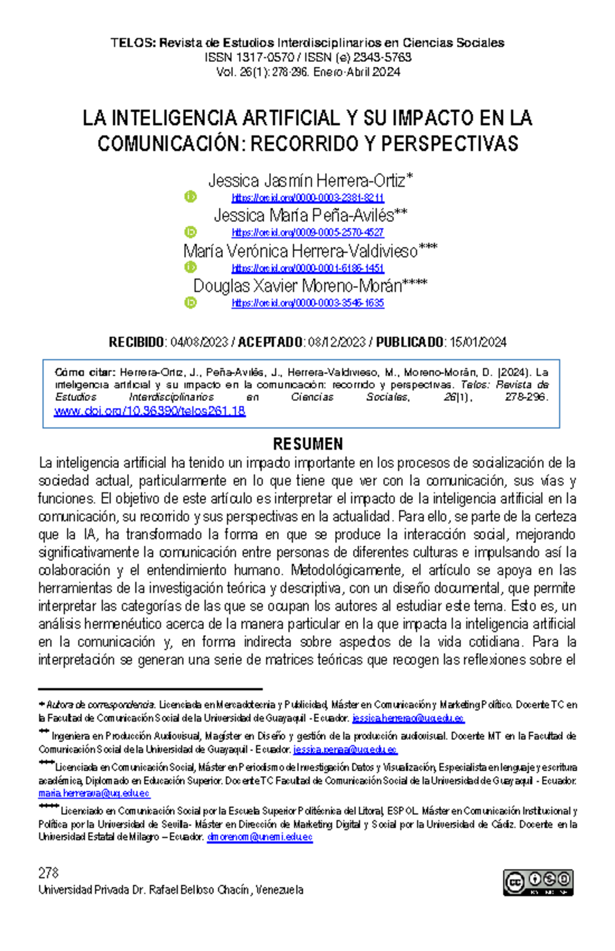 La Inteligencia Artificial y su Impacto en la Comunicación ...