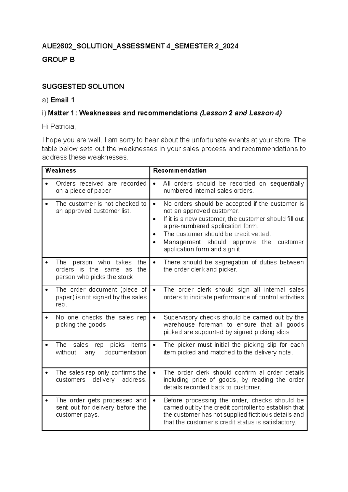 AUE2602 S2 Assessment 4 Solution Group B - AUE2602_SOLUTION_ASSESSMENT ...