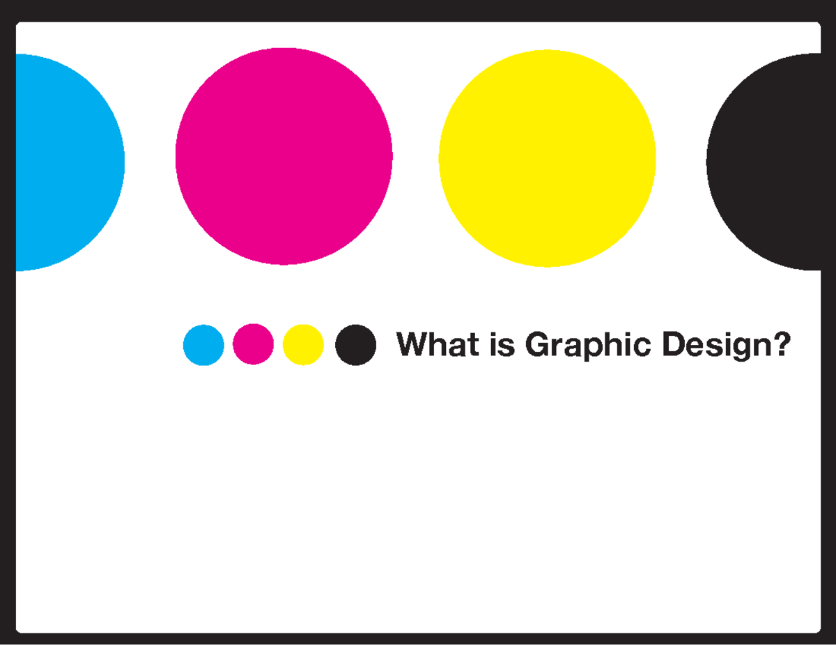 Introduction to Graphic Design Concepts and Processes - Studocu
