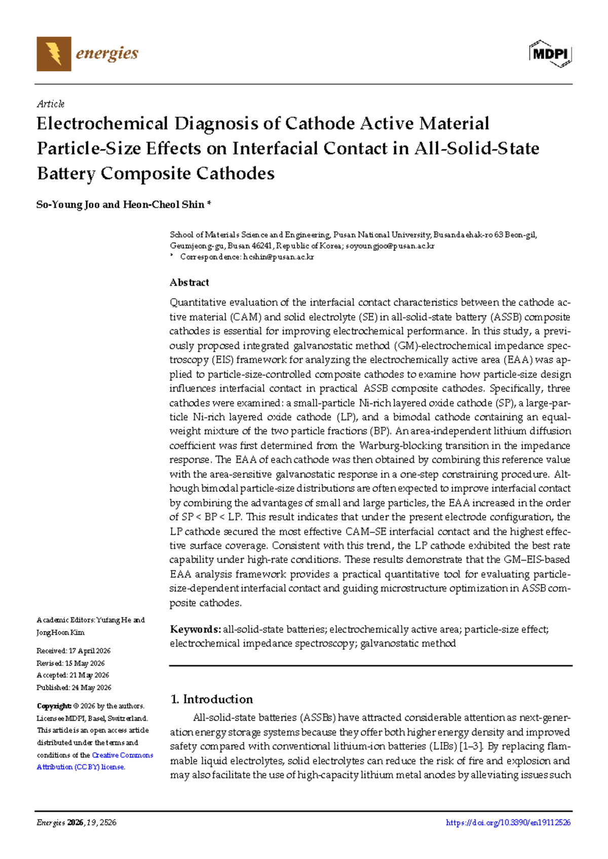 Electrochemical Analysis of Cathode Active Materials in ASSB Composite ...