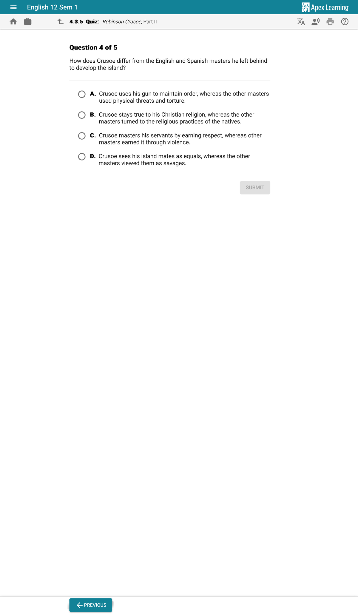 Apex Learning - Courses - Question 4 of 5Question 4 of 5Question 4 of ...