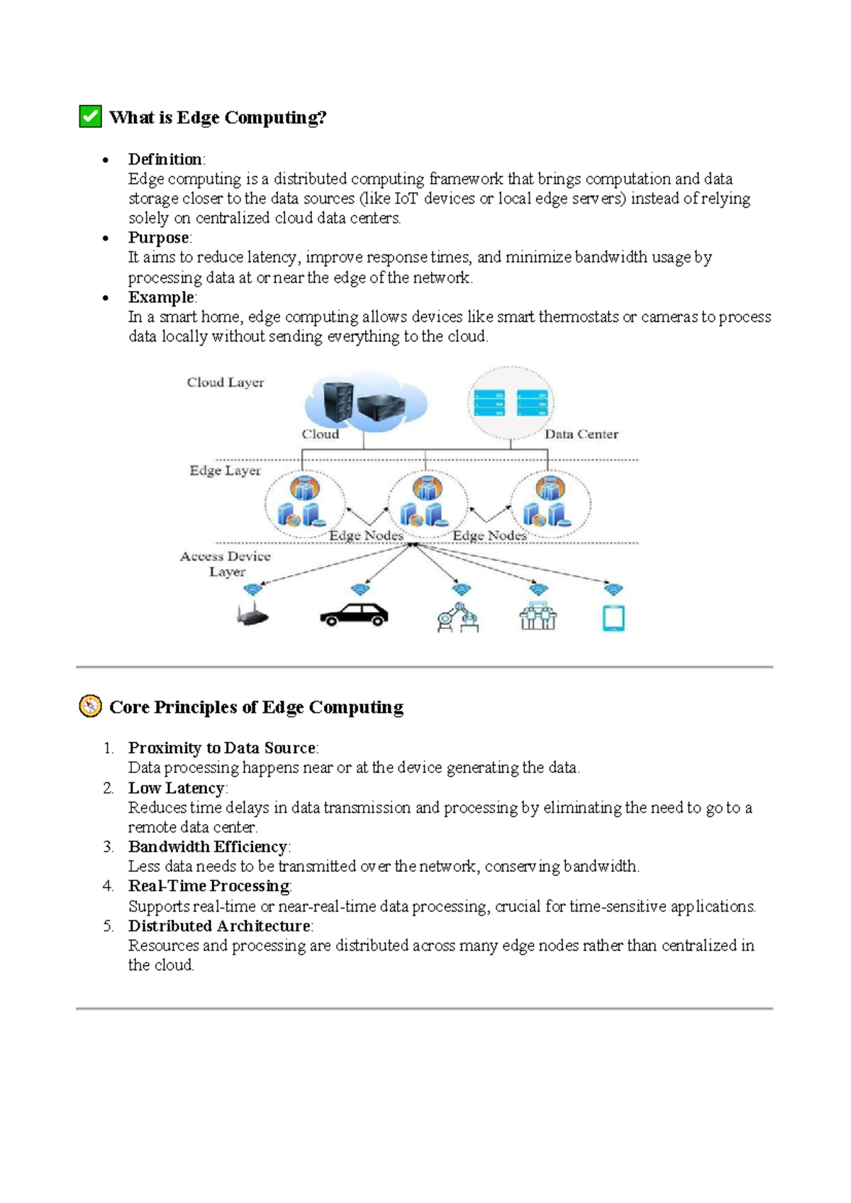 Edge Computing Overview: Concepts, Benefits, and Challenges - Studocu