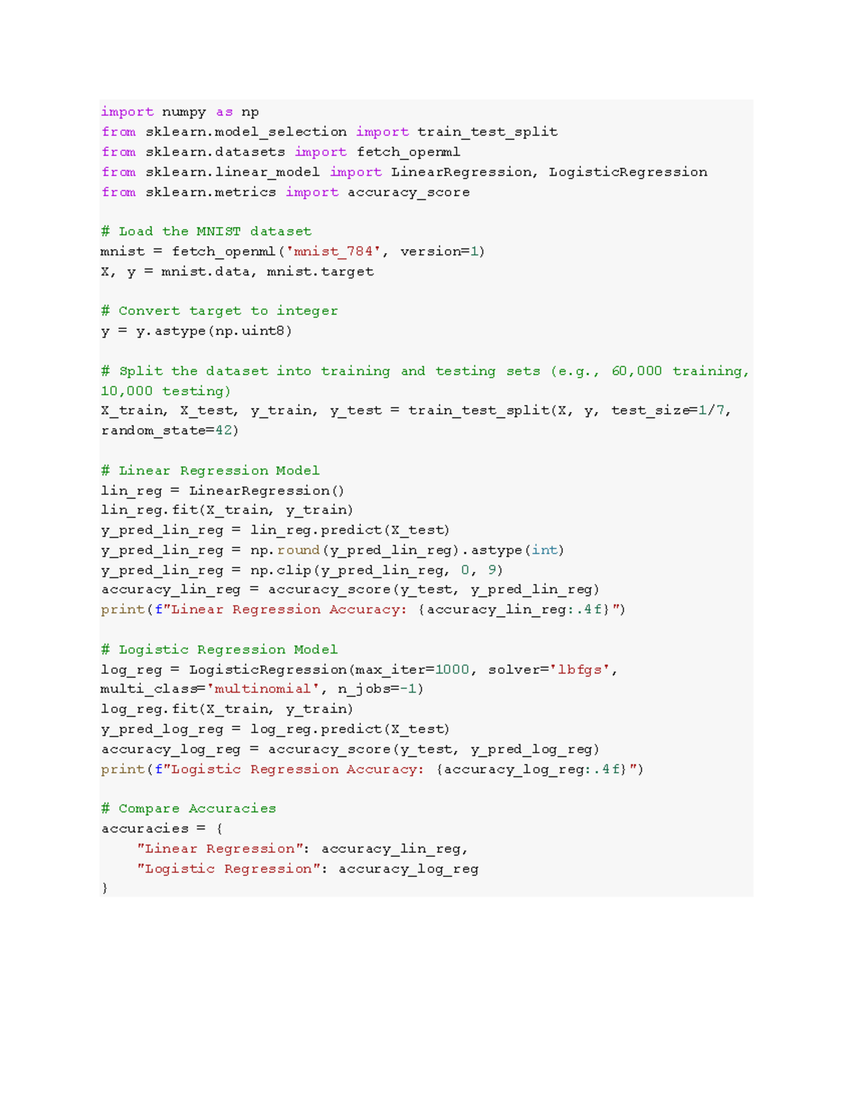 Code trí tuệ nhân tạo - ...... - import numpy as np from sklearn ...