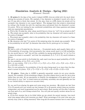 Exam 1 Practice Solutions: Uniform Discrete & Poisson Distributions ...