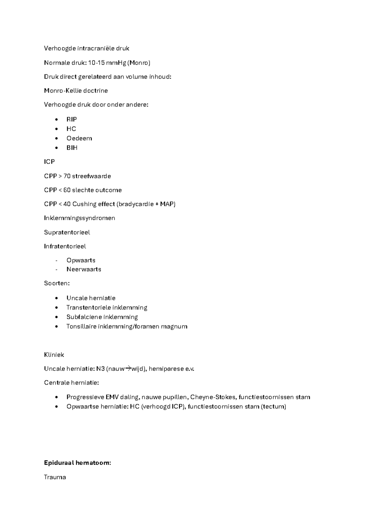 HC6 Verhoogde Intracraniële Druk: Inzicht in Diagnoses en Behandeling ...