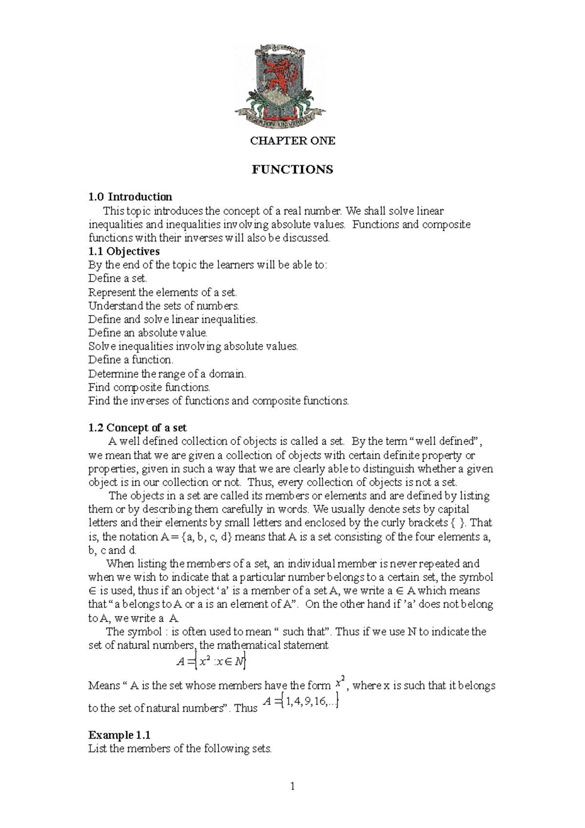 MATH 100 - Final Exam Study Notes: Functions and Inequalities - Studocu