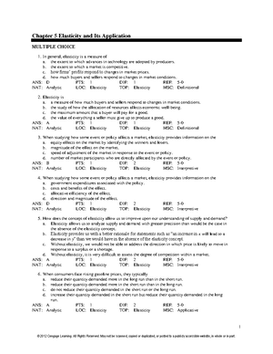 Introduction to Economics Final Revision 2022 - Multiple Choice 1 - If ...