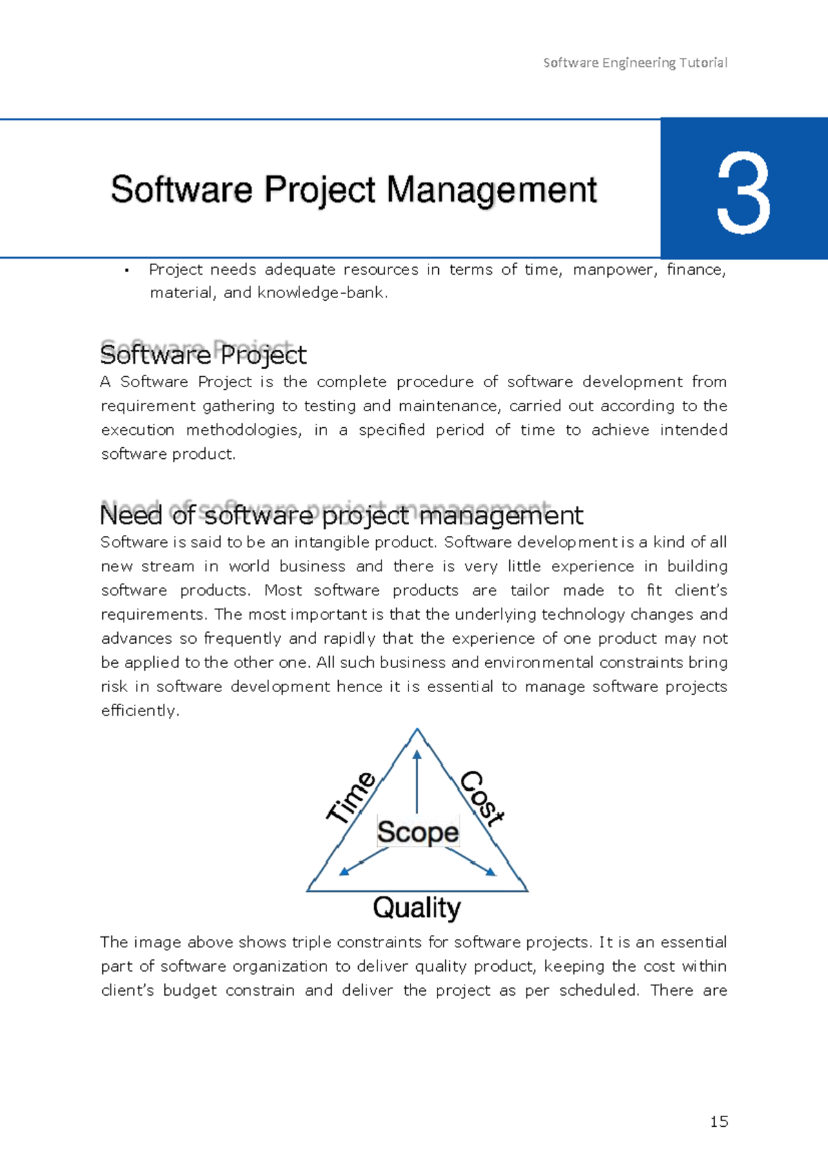 Software Project Management Overview and Key Techniques - Studocu