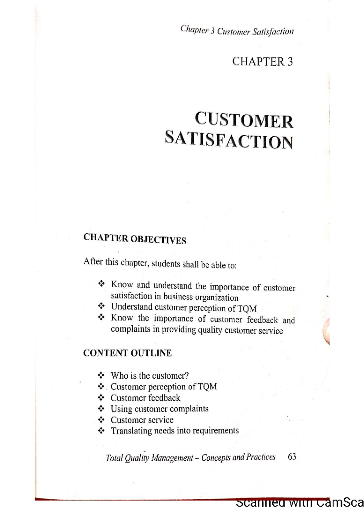TQM 101: Chapter 3 - Understanding Customer Satisfaction and Feedback ...