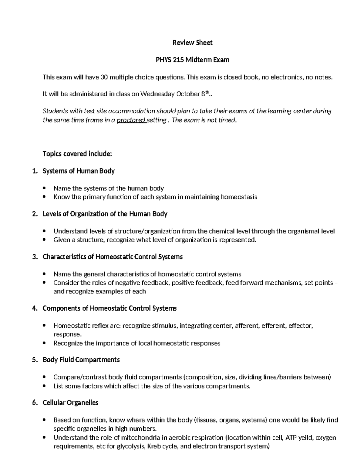 PHYS 215 Midterm Exam Study Guide: Key Topics & Concepts - Studocu