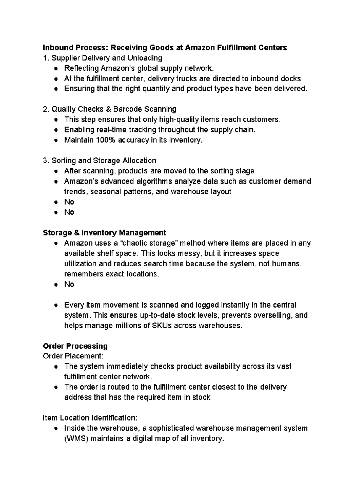 Inbound Process: Receiving Goods at Amazon Fulfillment Centers (CNXHK ...