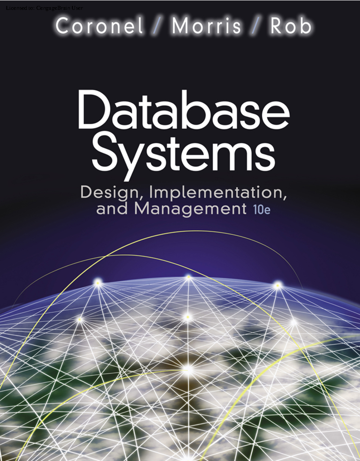 Database Systems: Design, Implementation, and Management (CMDB101 ...