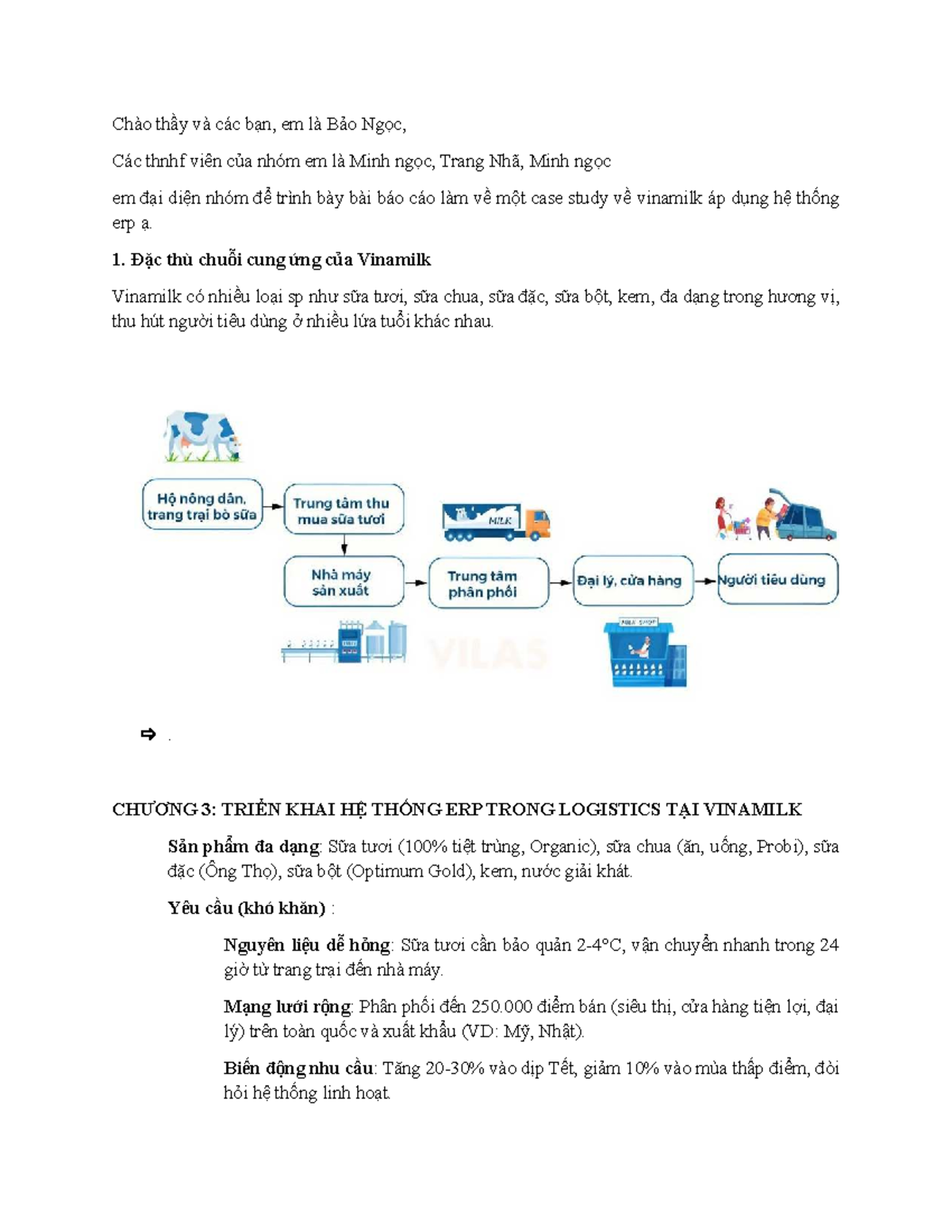 Case Study: Triển Khai Hệ Thống ERP Tại Vinamilk (GFYVGL) - Studocu